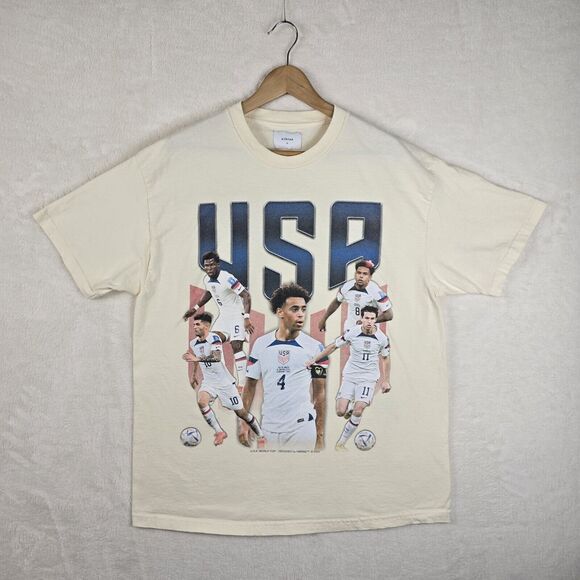Vibras USA Soccer 2022 World Cup Qatar USMNT T-Shirt Size XL Streetwear Futbol - Picture 2 of 8